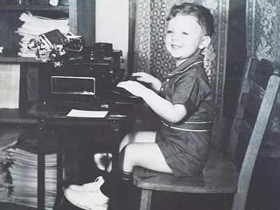 小时候的高德纳