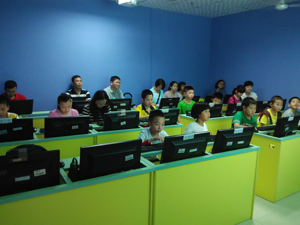 广州童程童美少儿编程1603班开班盛况