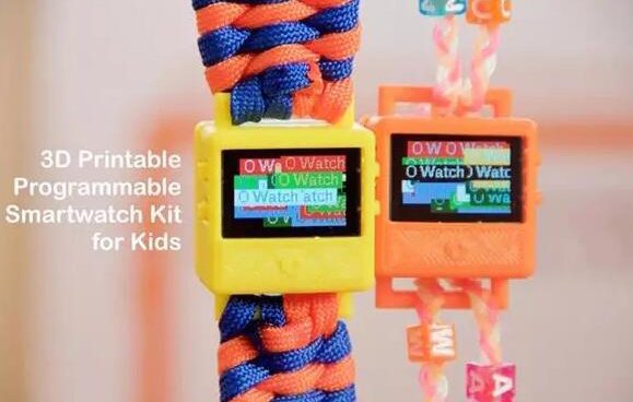 8岁少年3D打印出可编程智能手表