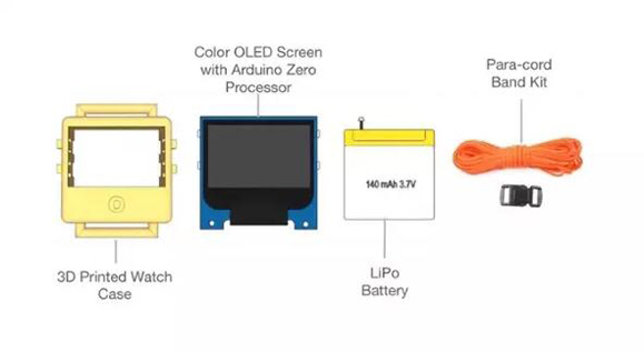 8岁少年3D打印出可编程智能手表