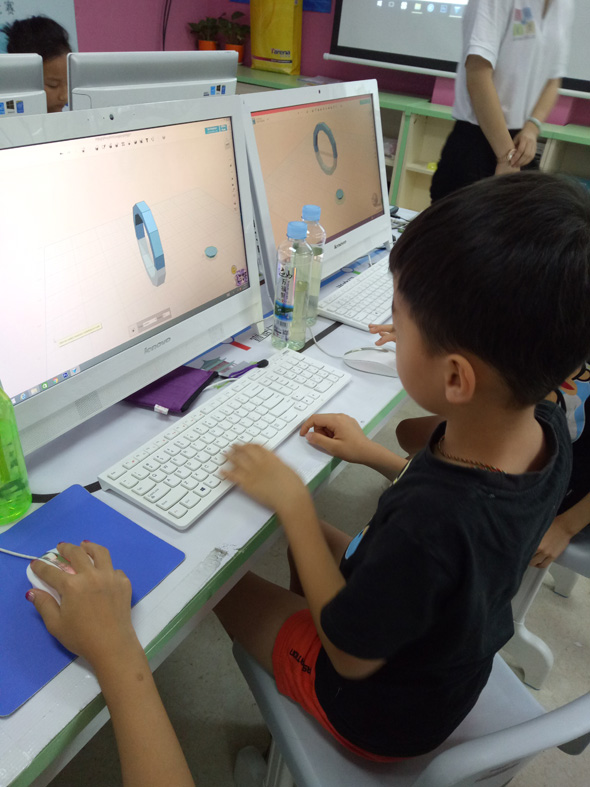 北京大钟寺校区：少儿3D打印课程夏令营开班盛况