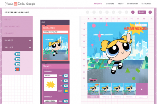 谷歌与卡通频道合作：让儿童用卡通人物学习编程