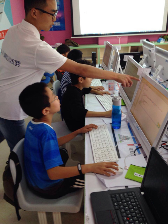 北京大钟寺校区：少儿编程第五期夏令营开班盛况