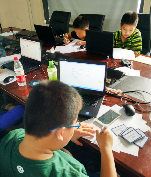 北京大钟寺校区：少儿编程奥数遇上编程开班盛况