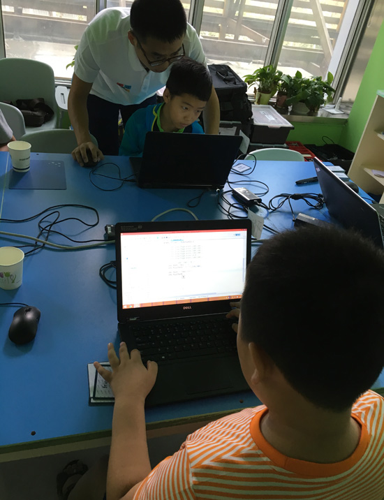 北京大钟寺校区：少儿编程第六期夏令营开班盛况