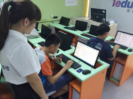 北京大钟寺校区：少儿编程体验课开班盛况