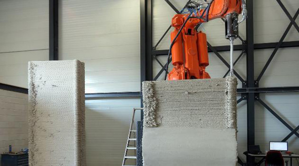 荷兰企业成功3D打印坚固水泥框架结构