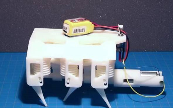 想象无极限！麻省理工完整3D打印液压机器人