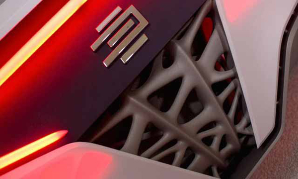 3D打印光茧概念车亮相日内瓦车展