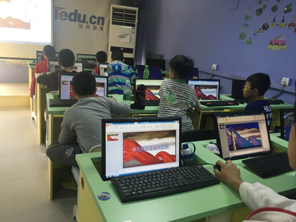 北京大钟寺校区：少儿3D打印国庆活动课开班盛况