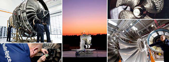 劳斯莱斯3D打印飞机发动机部件