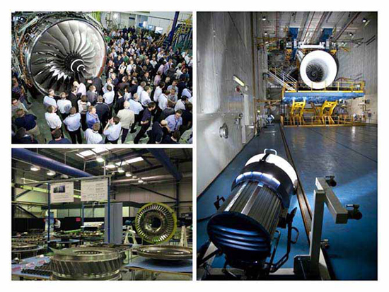 劳斯莱斯3D打印飞机发动机部件