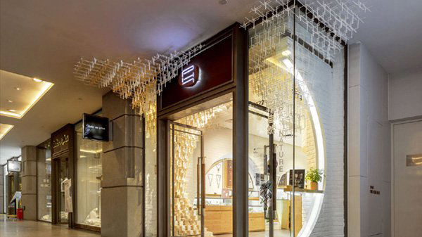 伦敦的PrintME 3D在上海新天地3D打印创意橱窗