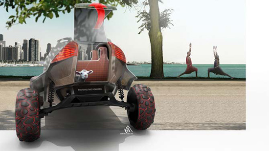 宝马3D打印既酷又环保的未来概念车