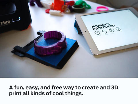 MakerBot免费设计软件PrintShop升级，加入奖章制作工具