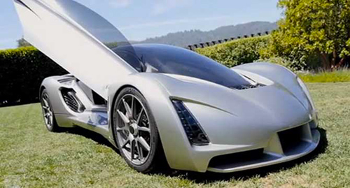 世界首辆3D打印超级跑车Blade亮相