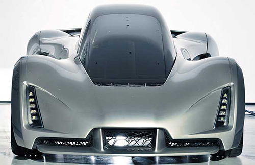 世界首辆3D打印超级跑车Blade亮相