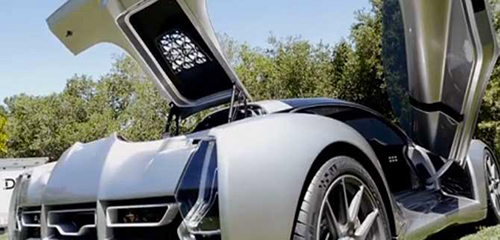 世界首辆3D打印超级跑车Blade亮相