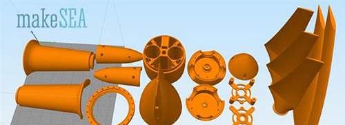 瑞士创客用3D打印打造有趣的风力写字机