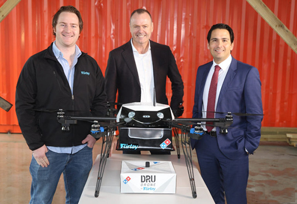 达美乐披萨在新西兰尝试用3D打印无人机送货