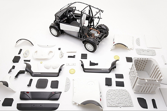 Kabuku携手本田打造出日本首辆3D打印汽车