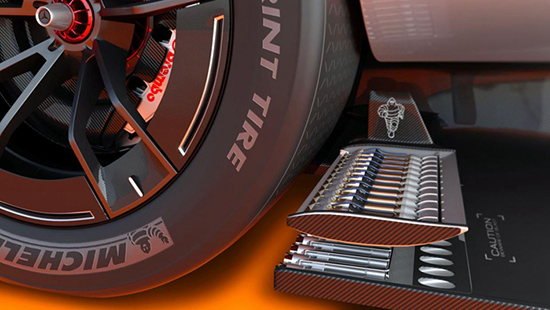 梅赛德斯-奔驰DTW概念车可自行3D打印轮胎