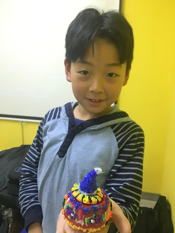 北京大钟寺校区：3D打印笔万圣节活动开班盛况