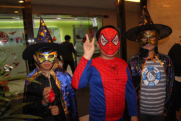 青岛CBD校区：万圣节活动开班盛况