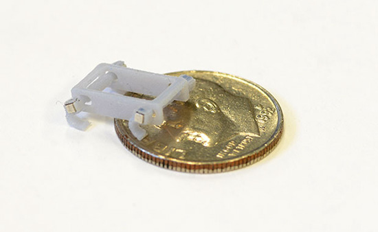 科学家借助3D打印研究微型机器人的步态特征