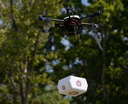 Flirtey用3D打印无人机进行首次从船到岸运输测试