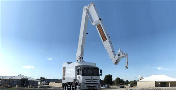 Hadrian X：澳大利亚的砌砖3D打印机器人