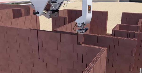 Hadrian X：澳大利亚的砌砖3D打印机器人