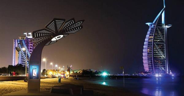 迪拜政府3D打印智能棕榈树为市民免费服务