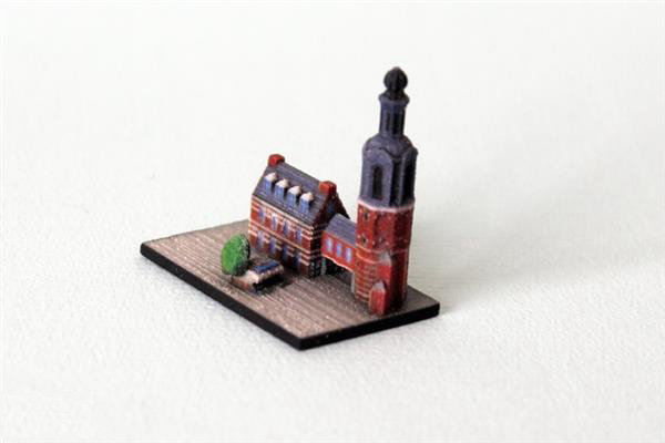 建筑迷成立公司专门3D打印世界经典建筑模型