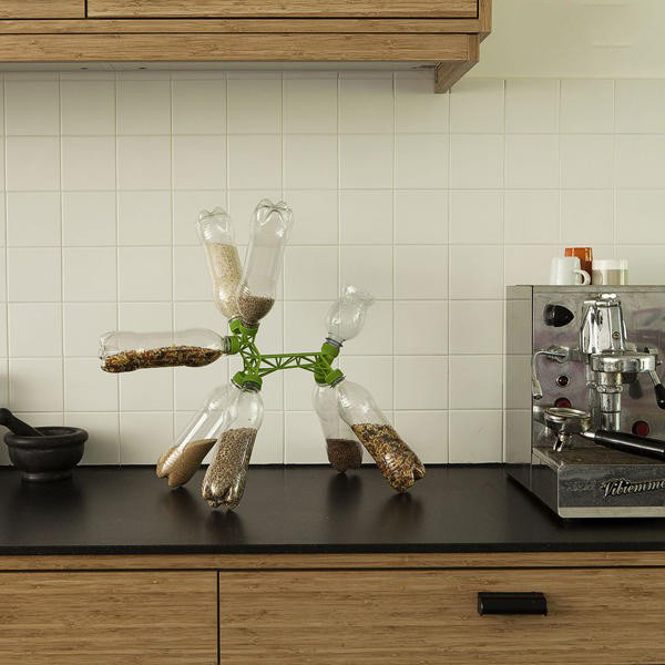 3D打印瓶架让普通饮料瓶变身精美艺术品