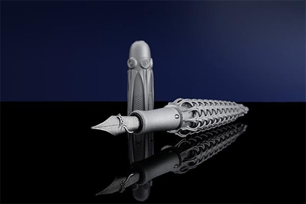 荷兰设计师推出世界首款钛3D打印钢笔