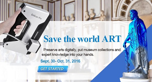 Shining 3D首推“3D扫描世界艺术品”项目