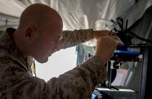 美海军陆战队采用invent3D打印机打印军用零部件