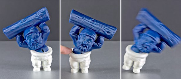 迪斯尼研发出让任何形状3D打印对象保持平衡方法