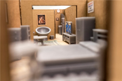 工程师3D打印出迷你公寓 以完成整体设计装饰