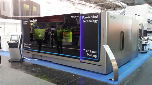 Adira推出全球首款“平铺激光熔融”金属3D打印机