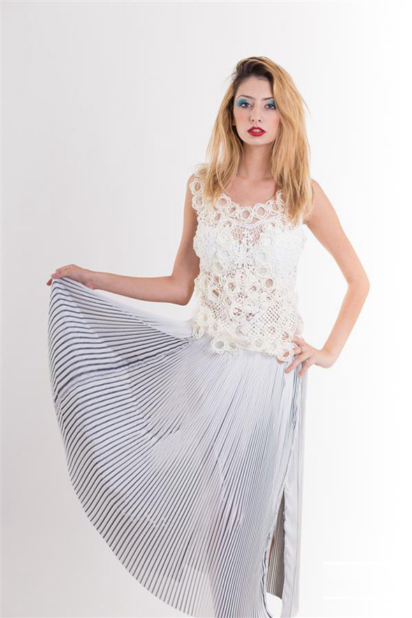 以色列学生用3D打印让19世纪的蕾丝礼服重生