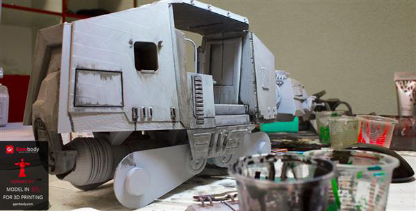 Gambody发布40厘米长的3D打印星球大战帝国步行机