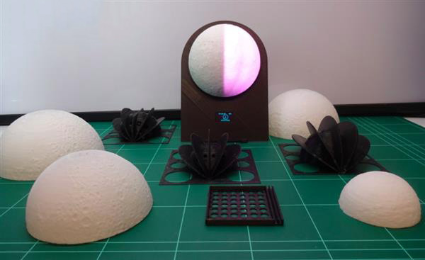 3D打印的“超级月亮”——多功能月相时钟发布