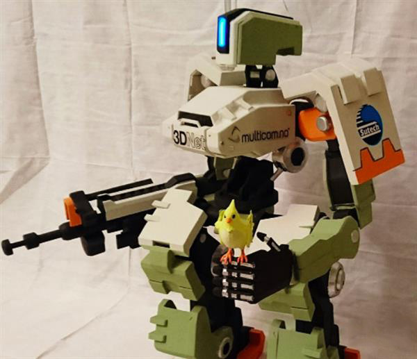 《守望先锋》迷会喜欢的3D打印“Bastion”PC机