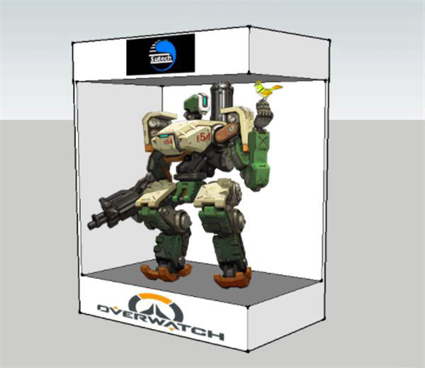 《守望先锋》迷会喜欢的3D打印“Bastion”PC机