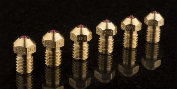 可打印硬质材料的Olsson Ruby 3D打印机喷嘴