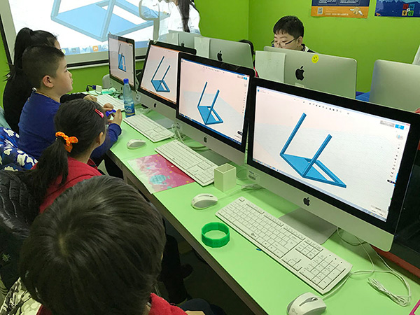 北京大钟寺校区：少儿3D打印元旦活动课开班盛况