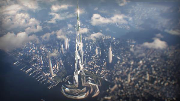 这个5千米高的3D打印自洁摩天大楼可能是建筑的未来