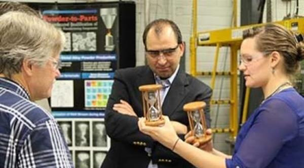 Ames实验室使用气体雾化技术生产金属3D打印材料